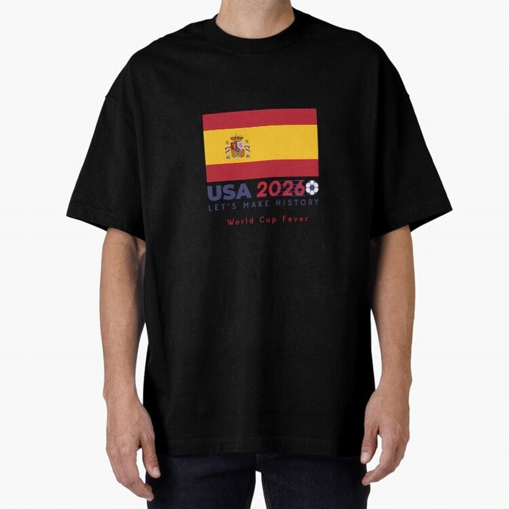 Usa 2026 World Cup Americas Football. Oversized T-Shirt Spotlight the FIFA World Cup 2026 Journey through CR7 Highlights, Brazil Pride, Fan Favorite Moments, National Team Passion, Big Match Drama and Soccer History; Great for Supporters Who Love