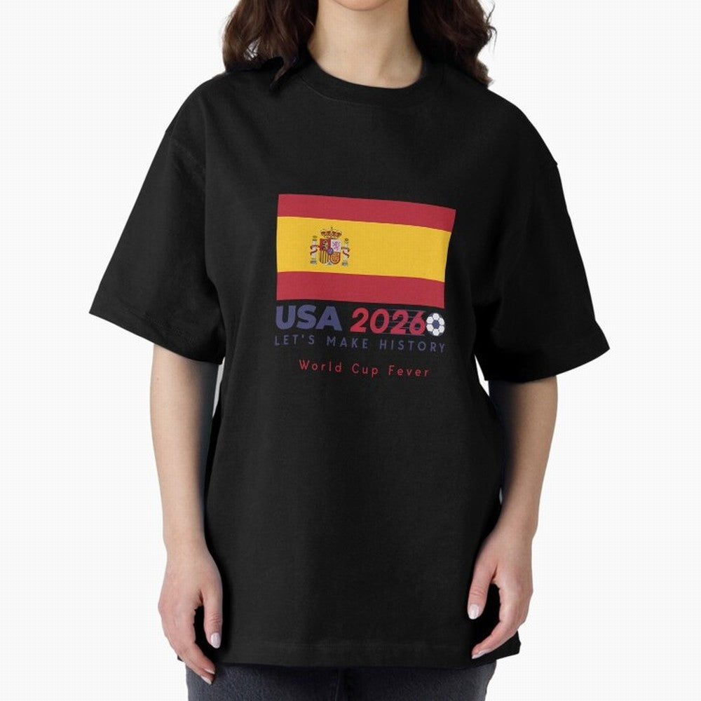 Usa 2026 World Cup Americas Football. Oversized T-Shirt Spotlight the FIFA World Cup 2026 Journey through CR7 Highlights, Brazil Pride, Fan Favorite Moments, National Team Passion, Big Match Drama and Soccer History; Great for Supporters Who Love