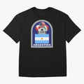 Argentina 2026 Soccer T-shirt Oversized T-Shirt Back Your Heroes with Global Football Passion for FIFA World Cup 2026 USA Canada Mexico, Capturing Cristiano Ronaldo, Haaland and CR7, Argentina and Brazil, Global Supporter Spirit, Legendary Goals,