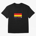 Usa 2026 World Cup Fever Americas Football. Oversized T-Shirt Join Supporters Worldwide for FIFA World Cup 2026 Group Stage Spirit, Capturing Portugal, Spain and Germany, Messi and Cristiano Ronaldo, Stadium Chants, National Pride, Trophy Dreams