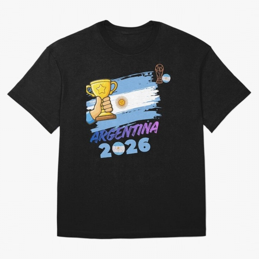 Argentina world cup design Oversized T-Shirt Support Iconic Players in FIFA World Cup 2026 Spirit, Built around Argentina, France and Brazil, Neymar, Haaland and Cristiano Ronaldo, Football Passion, Legendary Performances, Festival Vibes and