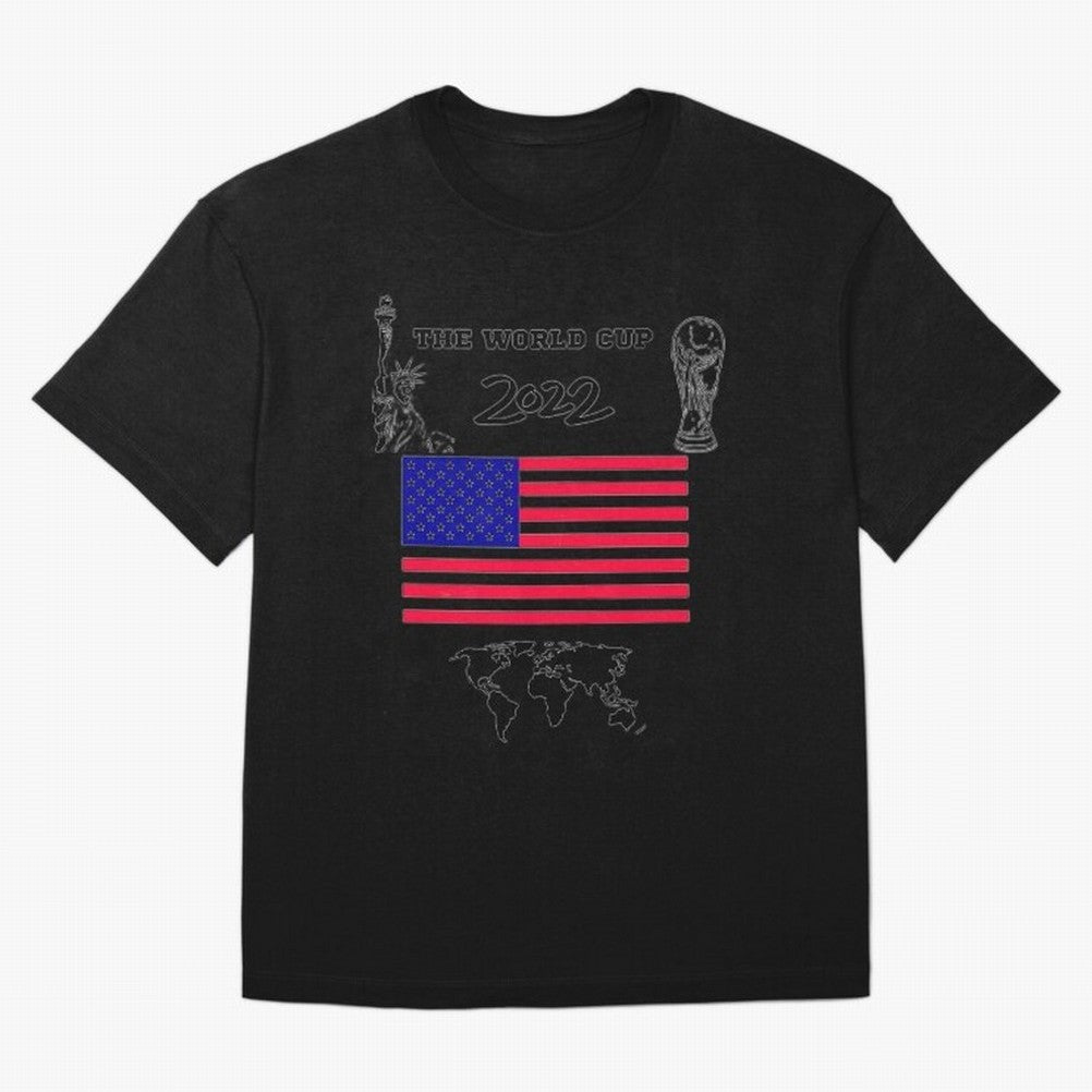 T-shirt for World cup, USA Oversized T-Shirt Step into Global Football Passion for FIFA World Cup 2026 Group Stage, Capturing Messi, Neymar and Mbappe, Spain and Netherlands, Game Day Rituals, Football Legends, Country Pride and the Road to the