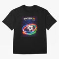 North America Soccer 2026 Shirt, Soccer 26 USA Canada Mexico Fan Tee, United 2026 Soccer Graphic - Bold Oversized T-Shirt Represent Fans Who Live for FIFA World Cup 2026 Filled with Haaland and Mbappe, Argentina Energy, Retro Football Energy,