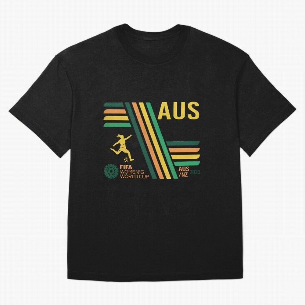 Australia Women's World Cup Oversized T-Shirt Celebrate Supporters United by FIFA World Cup 2026 Spirit, Featuring Spain and Netherlands, Neymar, Haaland and Cristiano Ronaldo, Goal Celebration Energy, Supporter Heritage, Football Icons and