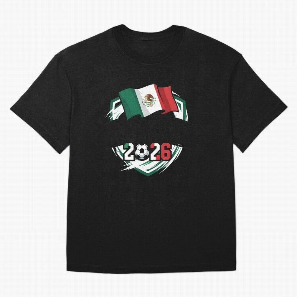 MEXICO World Cup 2026 Gift ¨C MEXICO Football Oversized T-Shirt Turn Up for FIFA World Cup 2026 Filled with CR7 and Messi, England, France and Netherlands Energy, Classic Soccer Heritage, Championship Pressure, Fan Loyalty and International Pride;