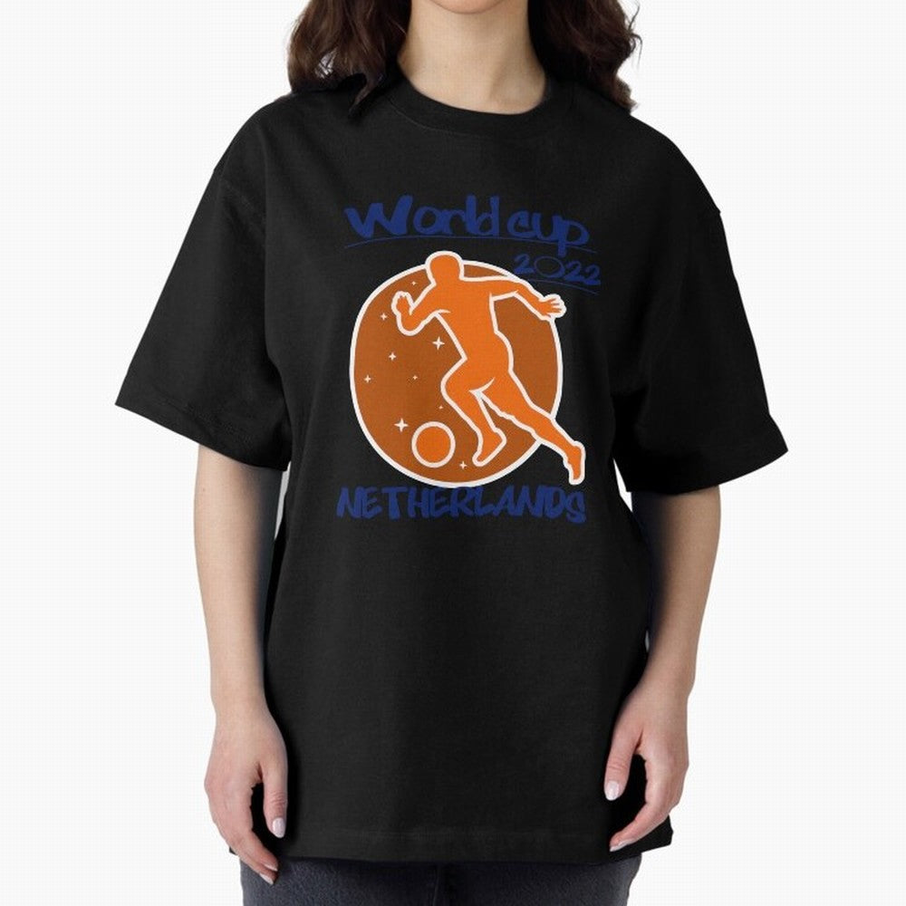 Netherlands World Cup 2022 Oversized T-Shirt Bring Supporter Culture to the FIFA World Cup 2026 USA Canada Mexico Journey through Messi, CR7 and Mbappe Highlights, Netherlands Pride, Soccer Culture, Superstar Moments, National Team Dreams and