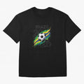 Brazil Soccer 2026 Fan Shirt ¨C Brazil Football Supporter Oversized T-Shirt Remember FIFA World Cup 2026 USA Canada Mexico for Fans of Messi, CR7 and Mbappe and Argentina and Brazil, Bringing Vintage Soccer Flavor, Modern Football Stars, National