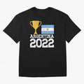 Argentina World Cup Soccer Football 2022, Argentina Soccer Jersey Argentinian Football, Argentina, Argentinian, Qatar World Cup 2022 Oversized T-Shirt Bring World Football Passion into Global Football Passion for FIFA World Cup 2026 Group Stage,