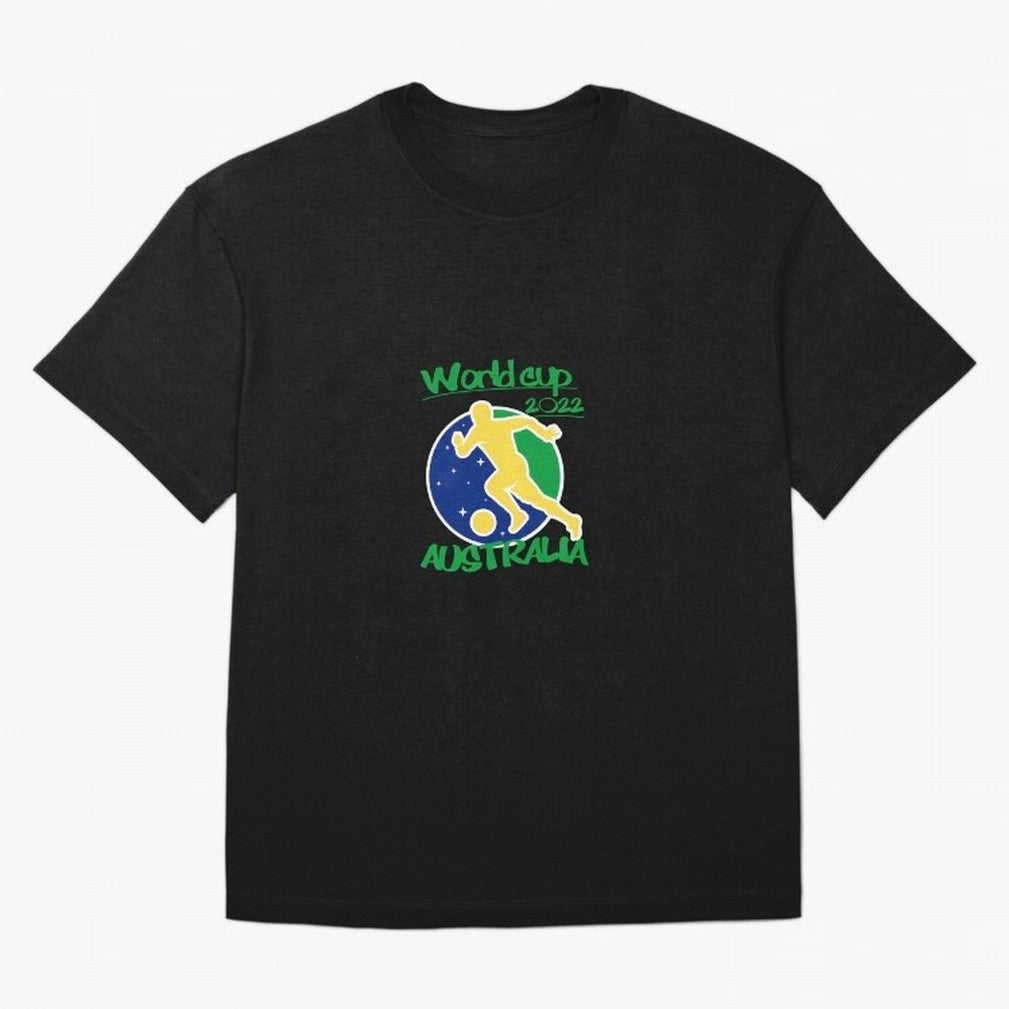 Australia World Cup 2022 Oversized T-Shirt Spotlight FIFA World Cup 2026 Spirit, Filled with England and Germany, CR7, Retro Football Energy, Iconic Rivalries, Trophy Chase Drama and Stadium Atmosphere; Perfect for Supporters Who Want Bold Football