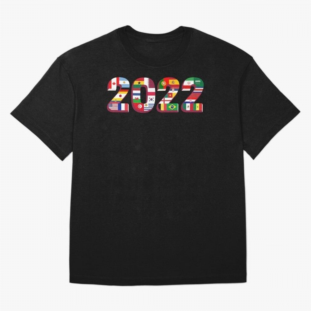 All the 32 Teams that Played in 2022 in Qatar for Football Fans Oversized T-Shirt Bring World Football Passion into Global Football Passion for FIFA World Cup 2026 Group Stage, Inspired by Mbappe, France and Portugal, Supporter Pride, Iconic