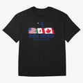 2026 North America Soccer World Tour - USA Mexico Canada Oversized T-Shirt Relive Legendary Nights from FIFA World Cup 2026 USA Canada Mexico for Fans of Messi and France, Bringing Sports Nostalgia, International Competition, Famous Players and