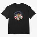 World Cup 2026 Host Nations Crest Oversized T-Shirt Celebrate Global Passion for FIFA World Cup 2026 Driven by Haaland and Mbappe, Spain and Netherlands Energy, Sports Nostalgia, International Competition, Famous Players and Unforgettable