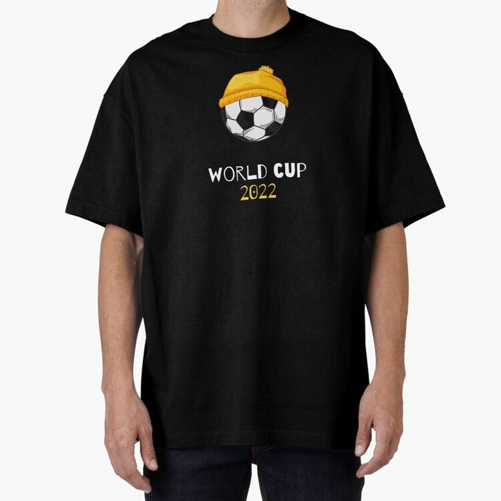 World Cup 2022 Qatar Oversized T-Shirt Celebrate the Road through the FIFA World Cup 2026 Group Stage Journey through CR7 and Messi Highlights, Argentina Pride, Champion Mindset, Group Stage Buzz, Knockout Tension and Passionate Fan Culture; Ideal