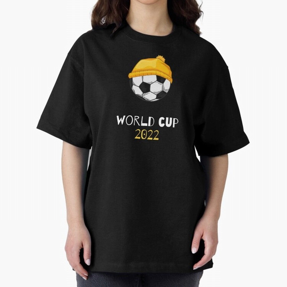 World Cup 2022 Qatar Oversized T-Shirt Celebrate the Road through the FIFA World Cup 2026 Group Stage Journey through CR7 and Messi Highlights, Argentina Pride, Champion Mindset, Group Stage Buzz, Knockout Tension and Passionate Fan Culture; Ideal