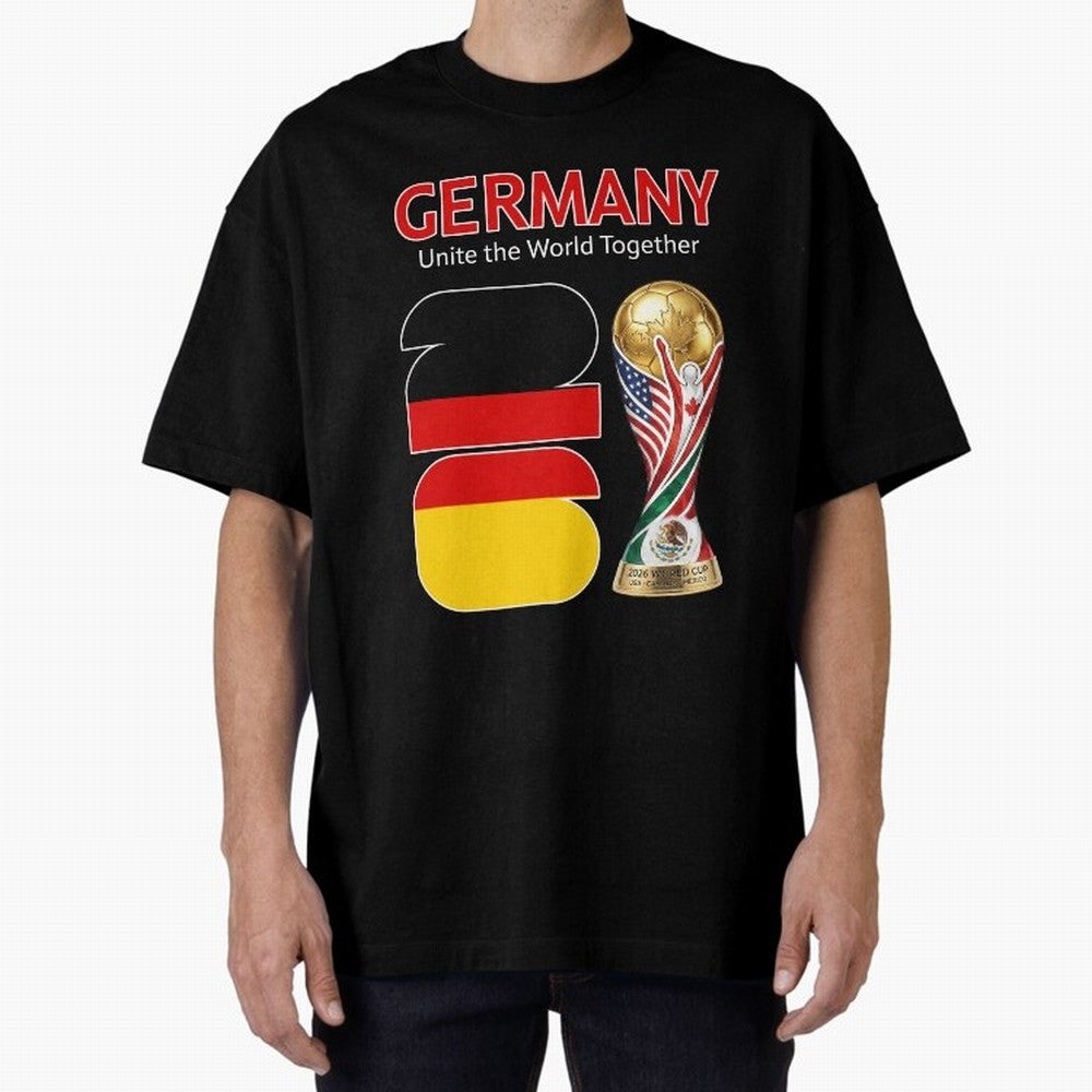 World Cup 2026, IMG 031, GERMANY 001 Oversized T-Shirt Make Every Kick Count in Global Football Passion for FIFA World Cup 2026 USA Canada Mexico, Capturing Cristiano Ronaldo, Haaland and CR7, Spain, Stadium Memories, Football Loyalty,
