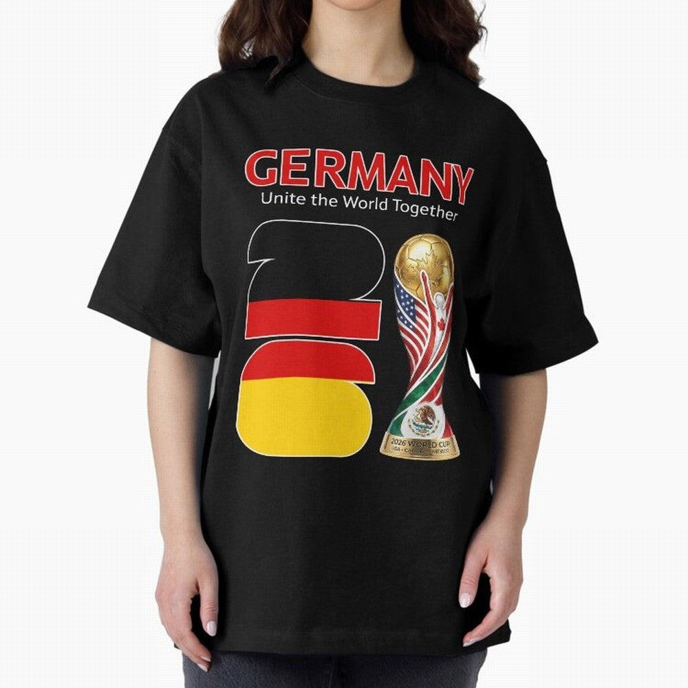 World Cup 2026, IMG 031, GERMANY 001 Oversized T-Shirt Make Every Kick Count in Global Football Passion for FIFA World Cup 2026 USA Canada Mexico, Capturing Cristiano Ronaldo, Haaland and CR7, Spain, Stadium Memories, Football Loyalty,