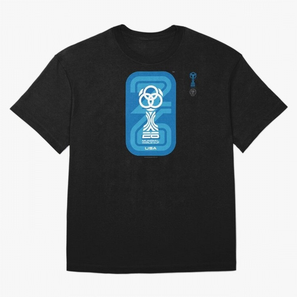 Mundial 26 USA Fan Trophy ¨C Retro Soccer World Cup Inspired Graphic ¨C Modern Football Art Design Oversized T-Shirt Follow the Road to the FIFA World Cup 2026 Group Stage Journey through Neymar Highlights, Brazil Pride, Sports Nostalgia,
