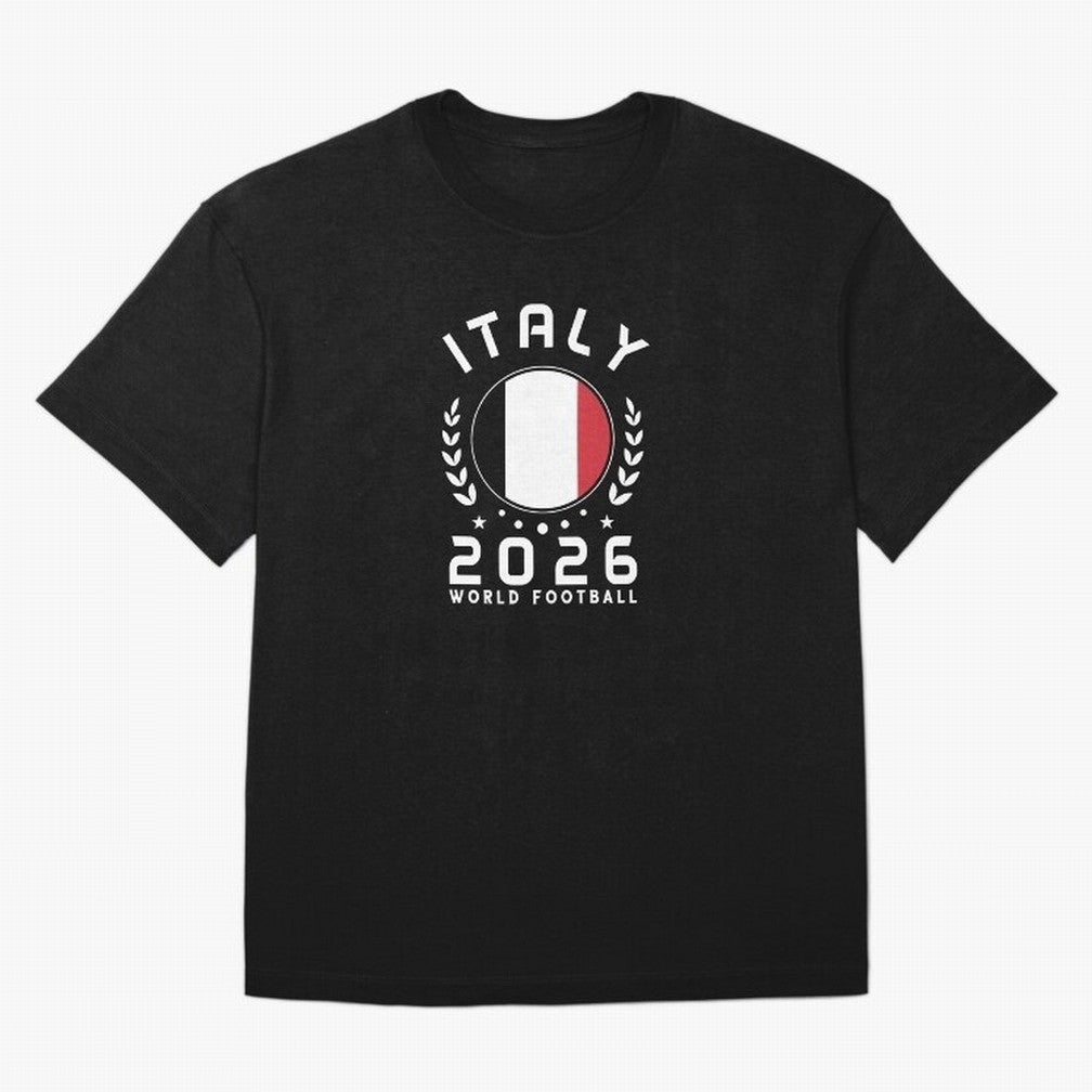 World Cup 2026 Italy Football Fan Italian Supporter T-Shirt_88563599 Oversized T-Shirt Bring Stadium Energy to FIFA World Cup 2026 Group Stage Spirit, with England and Germany, Cristiano Ronaldo, Haaland and CR7, Classic Soccer Heritage,