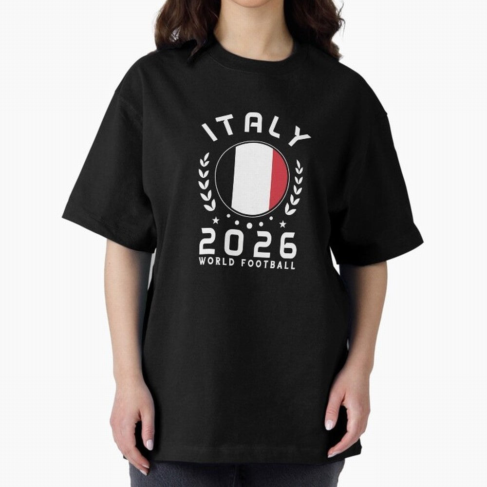 World Cup 2026 Italy Football Fan Italian Supporter T-Shirt_88563599 Oversized T-Shirt Follow Every Goal of Match Day Hype around FIFA World Cup 2026, Cristiano Ronaldo, Haaland and CR7, Germany, Game Day Rituals, Football Legends, Country Pride