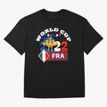 Fifa World Cup 2022. France 2022. Qatar 2022 Oversized T-Shirt Remember Iconic Moments from FIFA World Cup 2026 Connected to Neymar, Brazil Energy, Football History, Final Match Energy, Crowd Noise and Once in a Lifetime Moments; Great for Watch