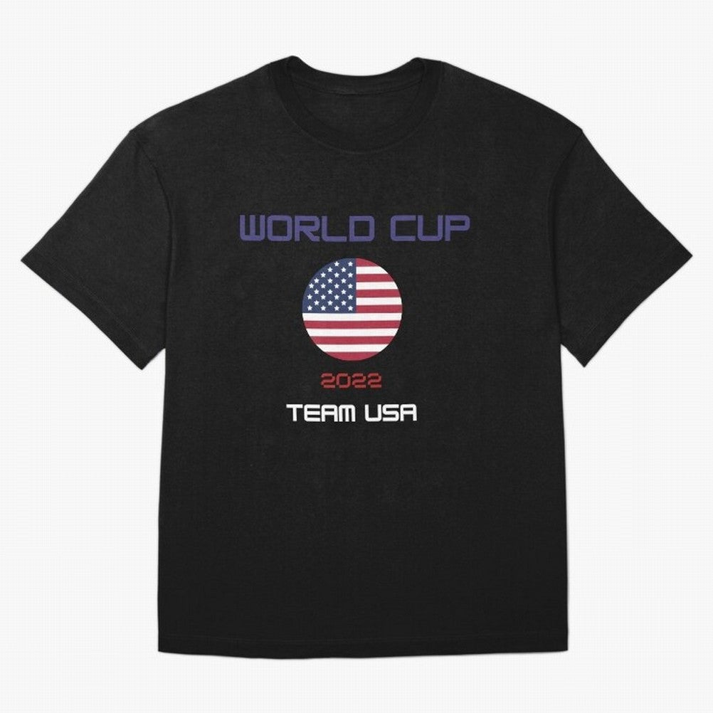 World cup 2022 Team USA Oversized T-Shirt Show Your Stadium Side during FIFA World Cup 2026 Group Stage for Fans of Mbappe and Neymar and Argentina, Bringing Global Supporter Spirit, Legendary Goals, National Colors and Tournament Celebration;
