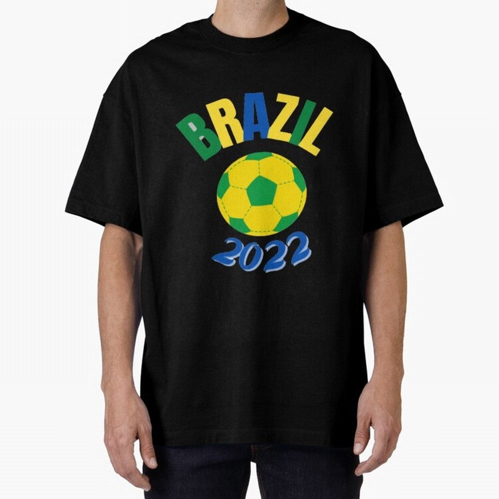 Brazil FIFA world cup 2022 T shirt Oversized T-Shirt Cheer for the FIFA World Cup 2026 USA Canada Mexico Journey through CR7 Highlights, Germany Pride, Champion Mindset, Group Stage Buzz, Knockout Tension and Passionate Fan Culture; Great for