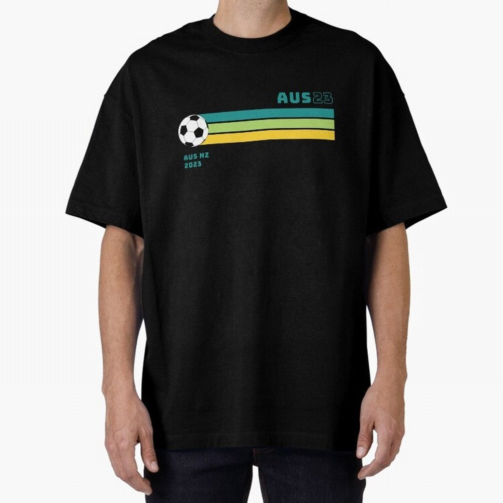 Australian Womens World Cup 2023 Oversized T-Shirt Celebrate Global Football Passion for FIFA World Cup 2026 Group Stage, Built around Mbappe and Neymar, Germany, Game Day Rituals, Football Legends, Country Pride and the Road to the Final; Created