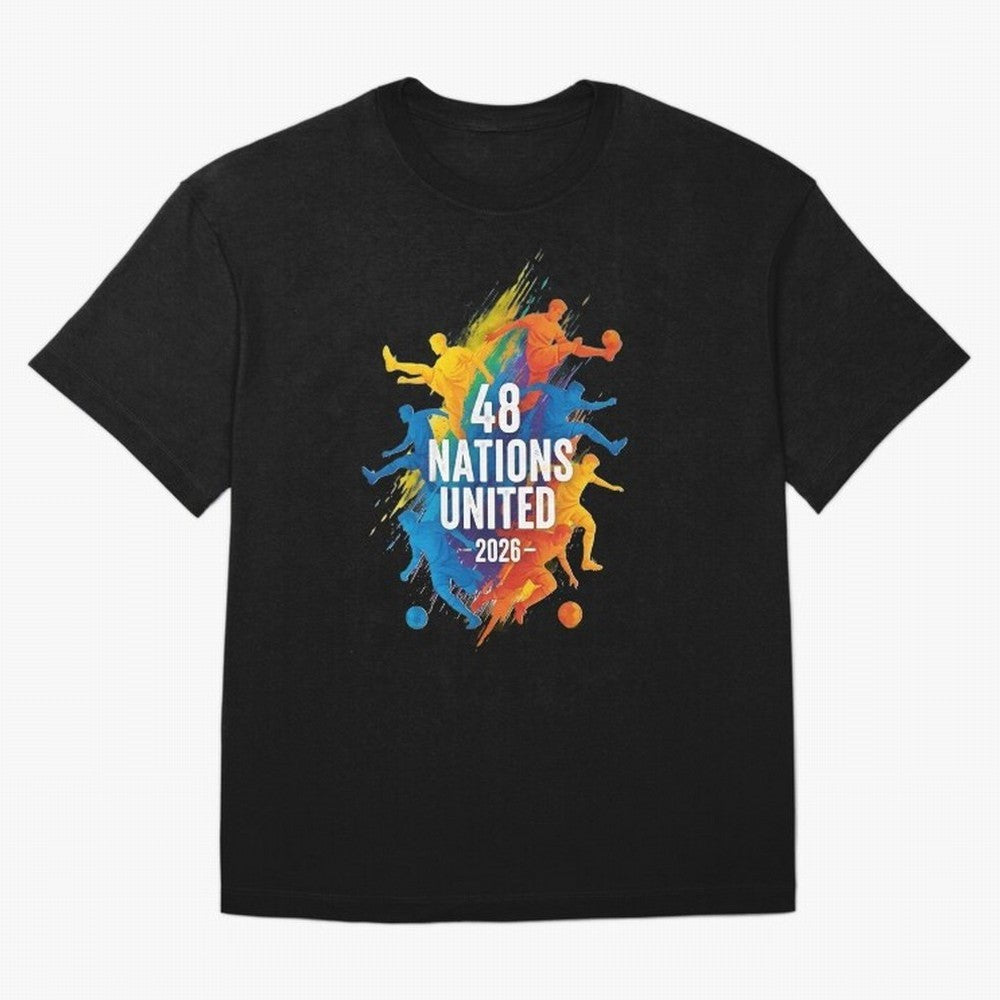 The Unity of World Football Oversized T-Shirt Show Fan Pride Across FIFA World Cup 2026 Spirit, Made for England, CR7, Match Day Excitement, Supporter Culture, Golden Goals and Global Football Passion; Built for Supporters Chasing Trophy Dreams,