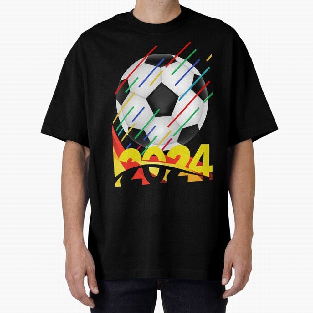 FOOTBALL 2024 Oversized T-Shirt Experience FIFA World Cup 2026 Celebrating Haaland, Spain Energy, Global Supporter Spirit, Legendary Goals, National Colors and Tournament Celebration; Great for Supporters Who Love Legendary Players, National Teams,