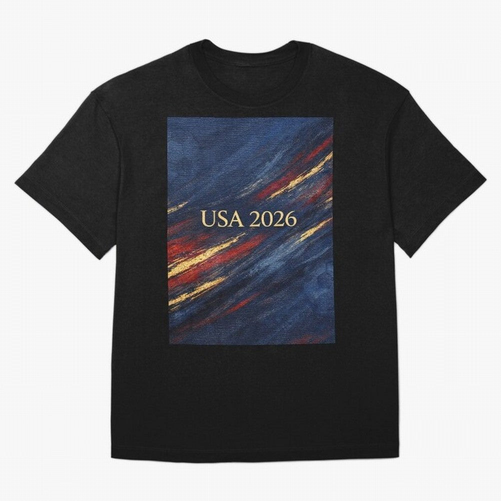 Elevated USA 2026 Soccer Oversized T-Shirt Support the Legends of Global Football Passion for FIFA World Cup 2026 Group Stage, Centered on CR7, Portugal, Football Passion, Legendary Performances, Festival Vibes and Supporter Community; Made for