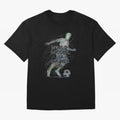 Triumphant Kick 2026 Oversized T-Shirt Fuel the Hype around FIFA World Cup 2026 Highlighting Neymar, Haaland and Cristiano Ronaldo, England Energy, Football Festival Excitement, Trophy Ambitions, Country Rivalries and Star Player Buzz; Ideal for