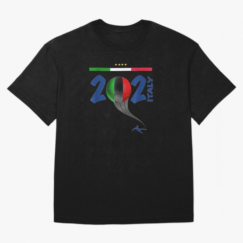 Italy Football - Italian Soccer National Team Oversized T-Shirt Make Memories around FIFA World Cup 2026 USA Canada Mexico for Fans of CR7 and Messi and Argentina and Brazil, Bringing Football History, Final Match Energy, Crowd Noise and Once in a
