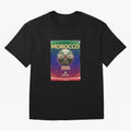 Morocco 2026 World Cup - Traditional Zellige Football Oversized T-Shirt Represent the Passion of Global Football Passion for FIFA World Cup 2026 USA Canada Mexico, Inspired by Messi, Neymar and Mbappe, England and Germany, Championship Spirit,