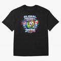 Global Football Unites 2026 USA Canada Mexico Oversized T-Shirt Stand Out with Spirit from Global Football Passion for FIFA World Cup 2026 USA Canada Mexico, Centered on Messi, CR7 and Mbappe, Netherlands, Classic Soccer Heritage, Championship