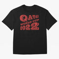Qatar World Cup 2022 Oversized T-Shirt Make Memories around FIFA World Cup 2026 for Fans of Messi, Neymar and Mbappe and Spain and Netherlands, Bringing Global Supporter Spirit, Legendary Goals, National Colors and Tournament Celebration; Perfect