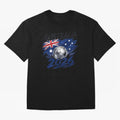 Australia Soccer 2026: Grunge Flag & Football Pride Oversized T-Shirt Bring Bold Fan Energy to FIFA World Cup 2026 Group Stage Capturing Cristiano Ronaldo, Brazil, Portugal and Argentina Energy, Vintage Soccer Flavor, Modern Football Stars,