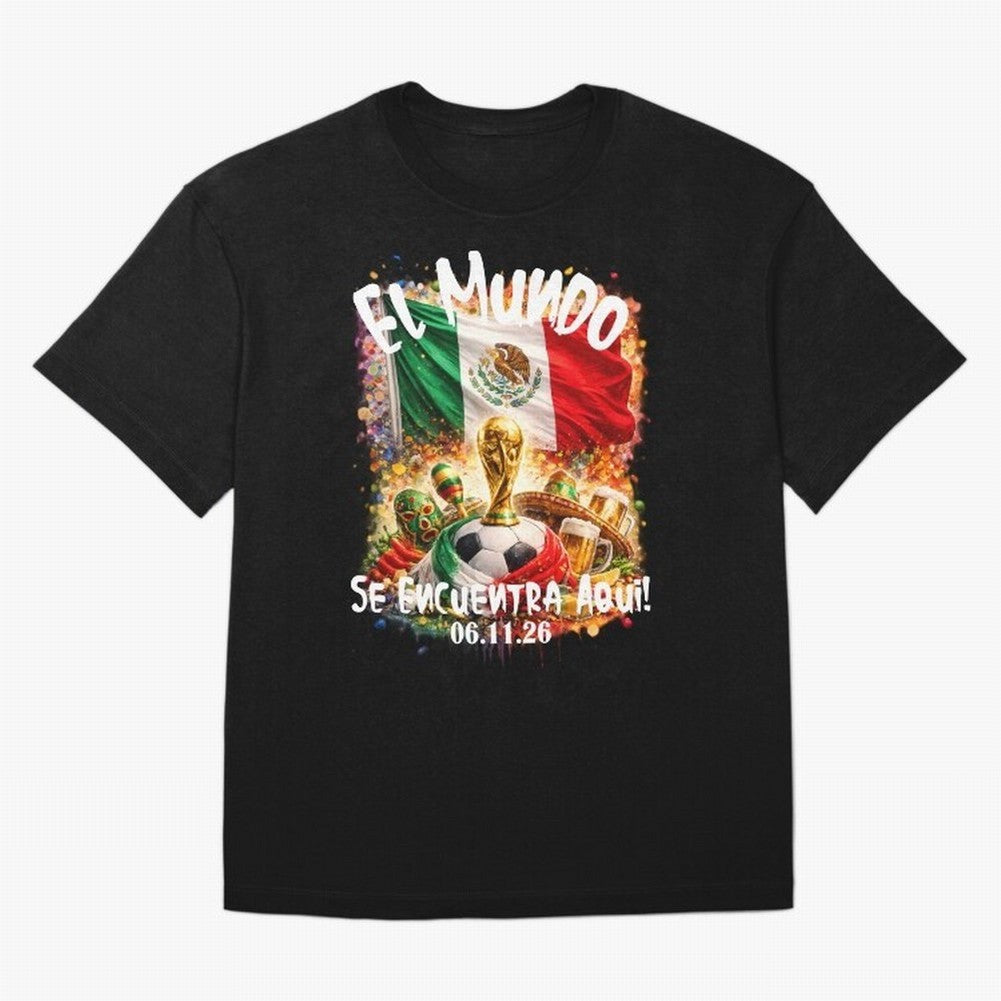 World Cup 2026 Oversized T-Shirt Represent Match Day Hype around FIFA World Cup 2026 USA Canada Mexico, Messi and Cristiano Ronaldo, France, Tournament Hype, Historic Matchups, Family Viewing Parties and Global Sports Pride; Great for Watch
