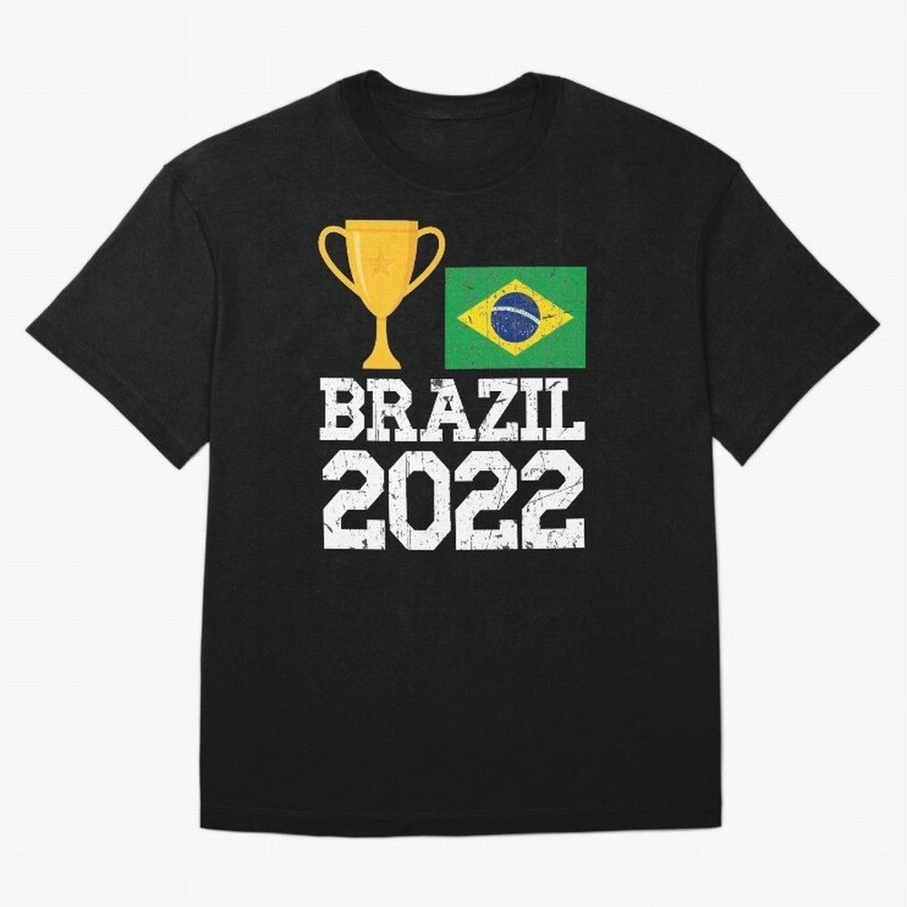Brazil Soccer Team Fan Football Brazilian Flag 2022 T-Shirt - Brazil T shirt Soccer - Brazil Flag Vintage - Brazilian Oversized T-Shirt Bring a Champion Mindset to FIFA World Cup 2026 Group Stage Spirit, Capturing Spain, Cristiano Ronaldo, Haaland