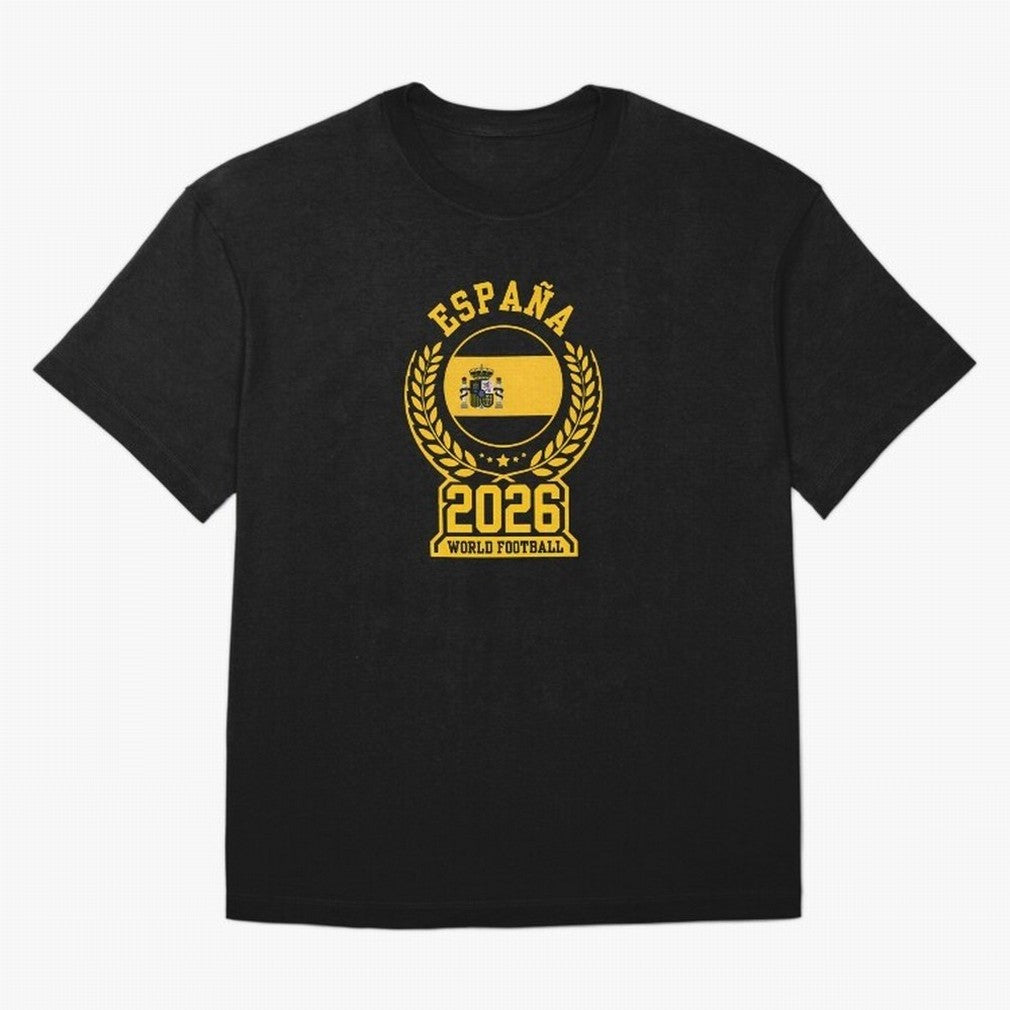 Spain World Football 2026 T-Shirt_87604013 Oversized T-Shirt Bring World Football Passion into the FIFA World Cup 2026 Journey through Haaland Highlights, Netherlands Pride, Goal Celebration Energy, Supporter Heritage, Football Icons and Worldwide