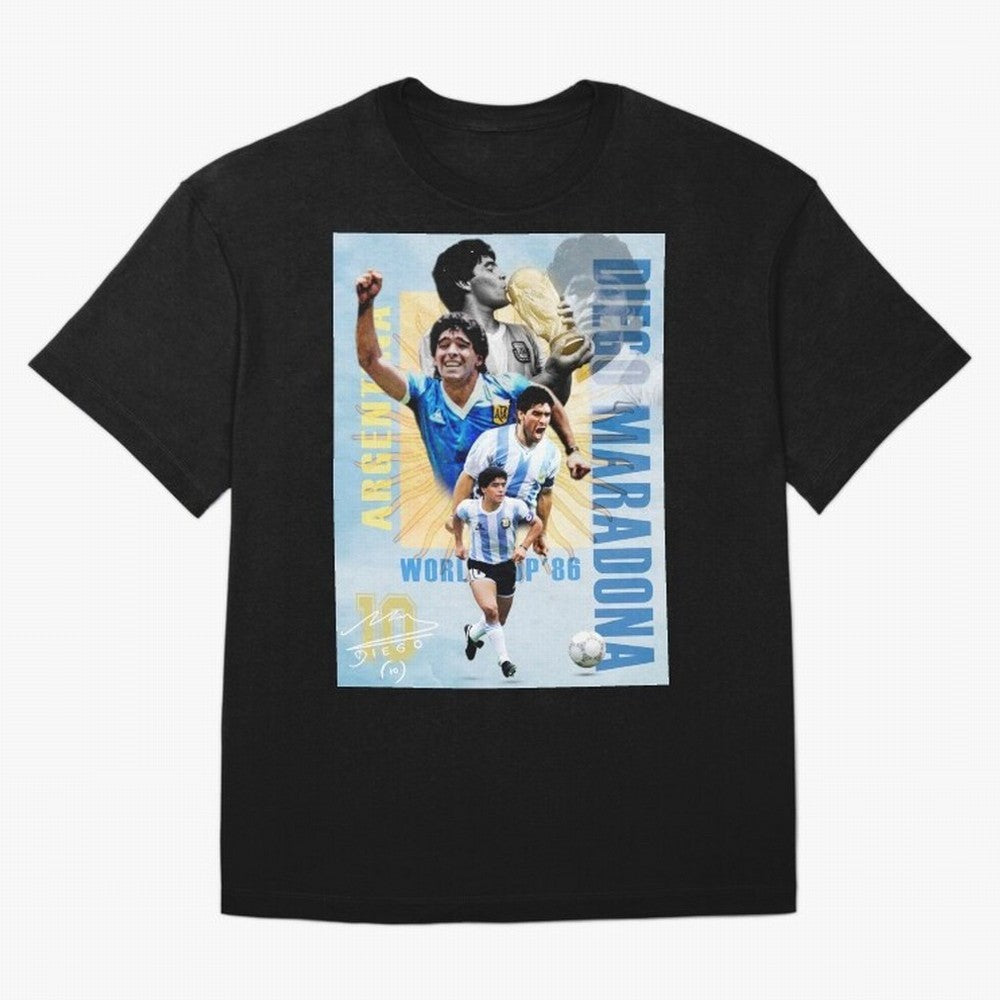 Diego Maradona Argentina Poster - Iconic World Cup Legend Art Print Oversized T-Shirt Follow Every Goal of Match Day Hype around FIFA World Cup 2026 Group Stage, CR7, Spain, Game Day Rituals, Football Legends, Country Pride and the Road to the