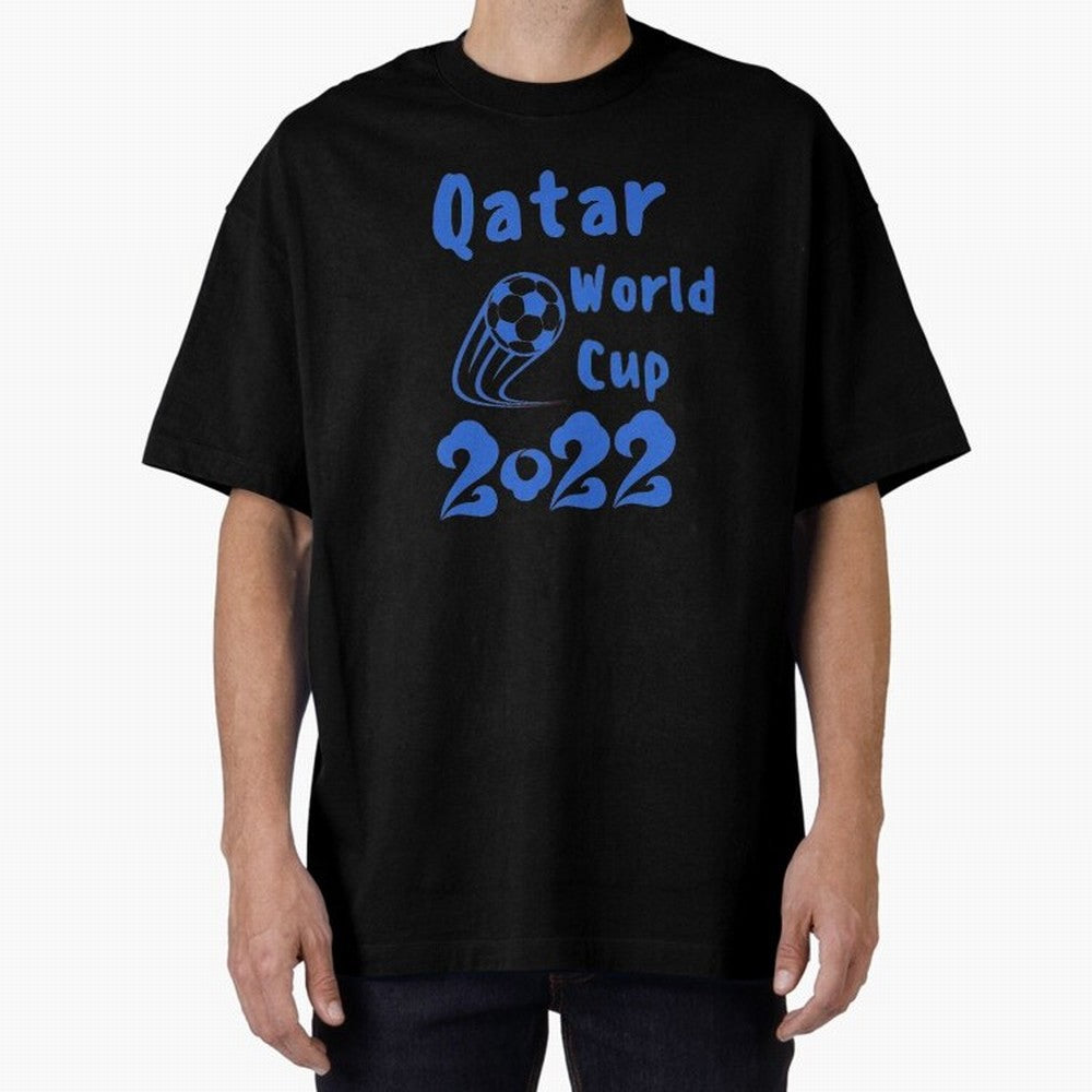 qatar world cup 2022 Oversized T-Shirt Carry the Colors and Pride of the FIFA World Cup 2026 Journey through Neymar Highlights, Portugal, Spain and Germany Pride, Football Passion, Legendary Performances, Festival Vibes and Supporter Community;