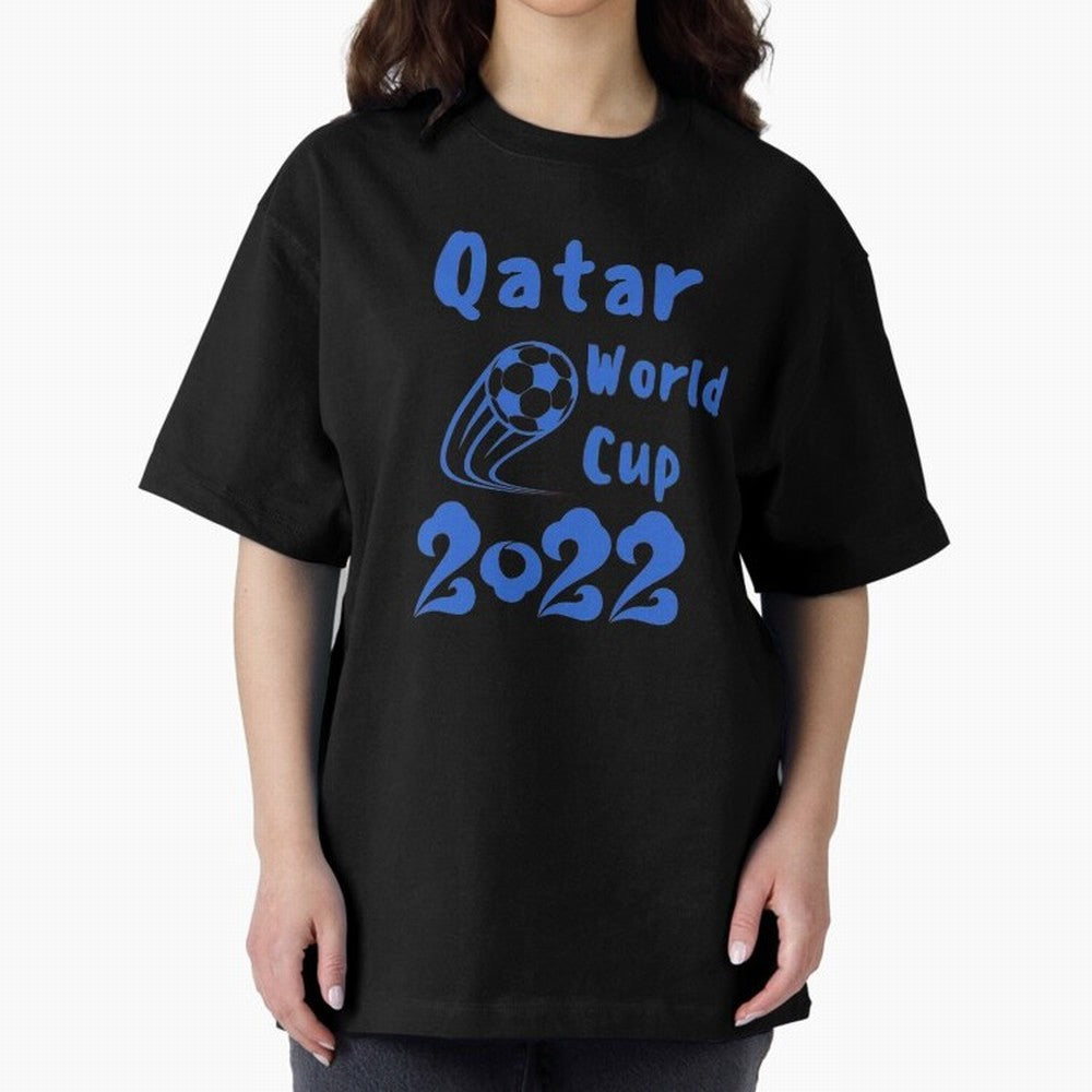 qatar world cup 2022 Oversized T-Shirt Carry the Colors and Pride of the FIFA World Cup 2026 Journey through Neymar Highlights, Portugal, Spain and Germany Pride, Football Passion, Legendary Performances, Festival Vibes and Supporter Community;