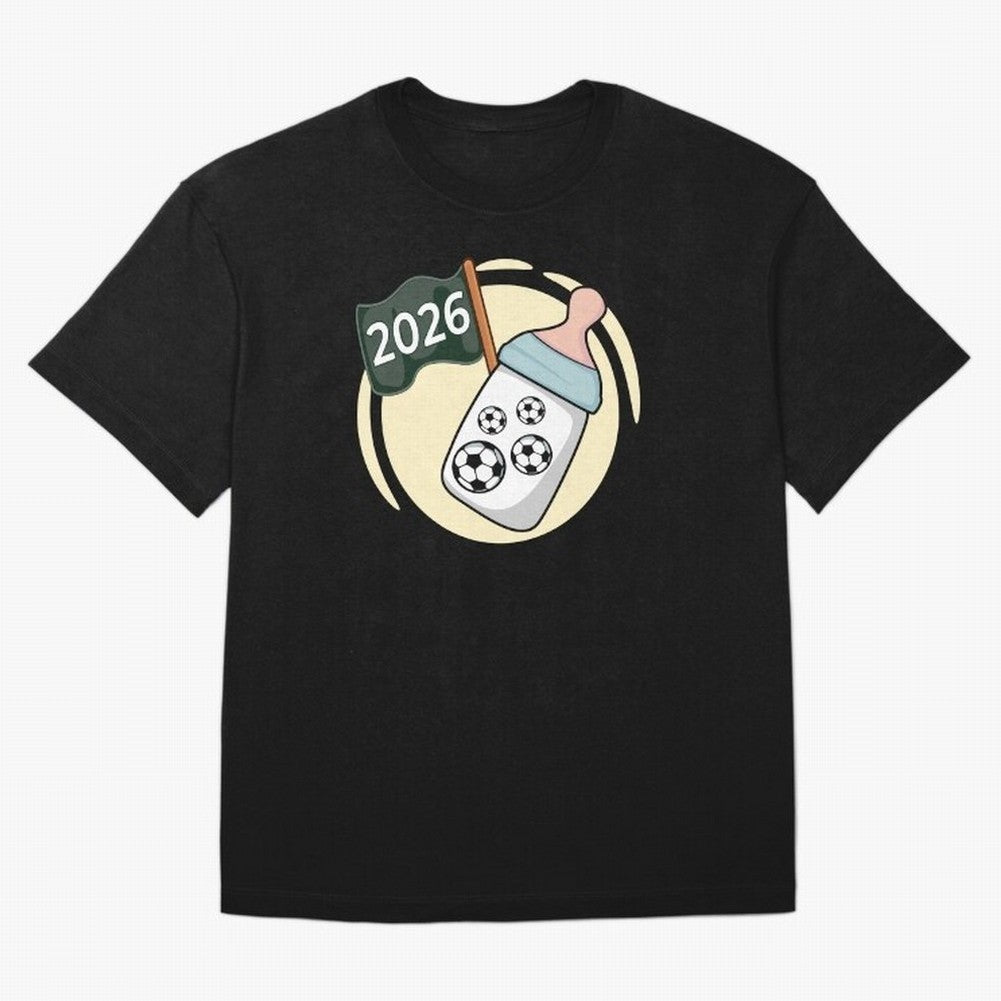 Baby 2026 FOOTBALL Oversized T-Shirt Support Your Favorite Stars during Match Day Hype around FIFA World Cup 2026 Group Stage, Messi and Cristiano Ronaldo, Argentina, France and Brazil, Sports Nostalgia, International Competition, Famous Players