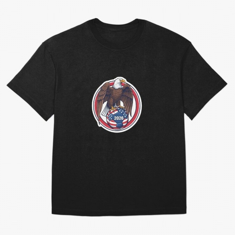 Usa Eagle Soccer 2026 American Pride Football Oversized T-Shirt Follow the Final Road of the FIFA World Cup 2026 Group Stage Journey through Neymar Highlights, Brazil Pride, Soccer Culture, Superstar Moments, National Team Dreams and Competitive