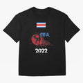 World Cup Qatar 2022 Costa Rica Oversized T-Shirt Capture FIFA World Cup 2026 USA Canada Mexico Connected to CR7 and Messi, Brazil, Portugal and Argentina Energy, Champion Mindset, Group Stage Buzz, Knockout Tension and Passionate Fan Culture;