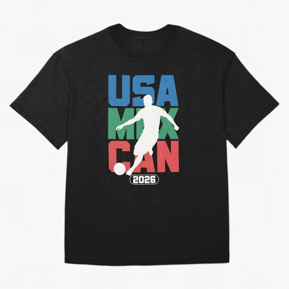 2026 World Cup USA, CAN, MEX Oversized T-Shirt Stand Proud for FIFA World Cup 2026 Group Stage Centered on Messi and Cristiano Ronaldo, England, France and Netherlands Energy, Retro Football Energy, Iconic Rivalries, Trophy Chase Drama and Stadium