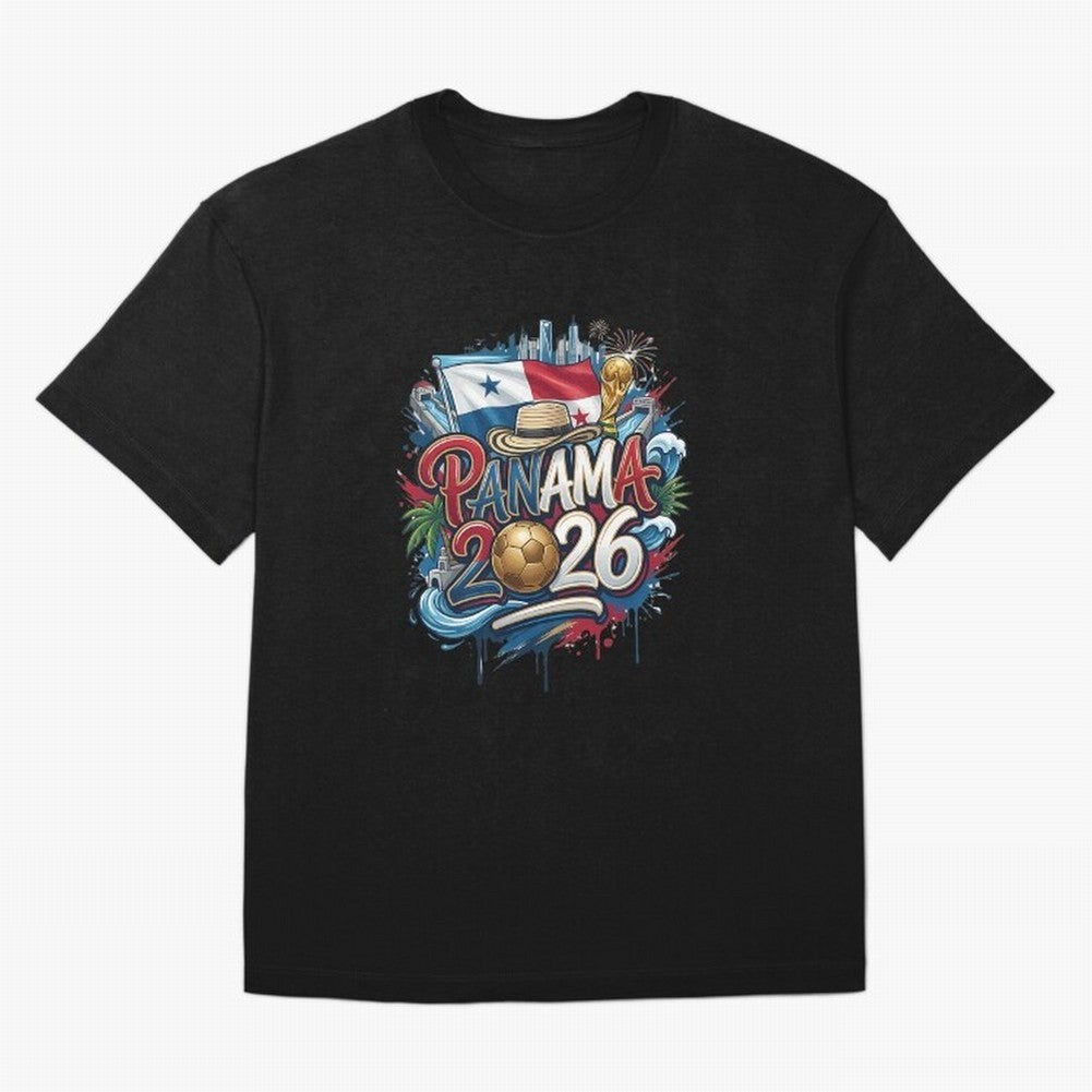 Panama World Cup 2026 Football Legacy Oversized T-Shirt Show Match Day Excitement for FIFA World Cup 2026 Inspired by Neymar, Brazil, Portugal and Argentina Energy, Worldwide Fan Energy, Dramatic Goals, Stadium Lights and Championship Celebrations;