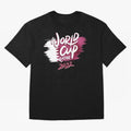 Qatar 2022 Oversized T-Shirt Relive Legendary Nights from FIFA World Cup 2026 USA Canada Mexico for Fans of Messi and France, Bringing Sports Nostalgia, International Competition, Famous Players and Unforgettable Victories; Perfect for People Who