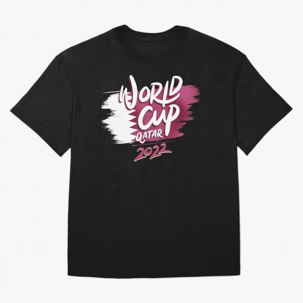Qatar 2022 Oversized T-Shirt Relive Legendary Nights from FIFA World Cup 2026 USA Canada Mexico for Fans of Messi and France, Bringing Sports Nostalgia, International Competition, Famous Players and Unforgettable Victories; Perfect for People Who