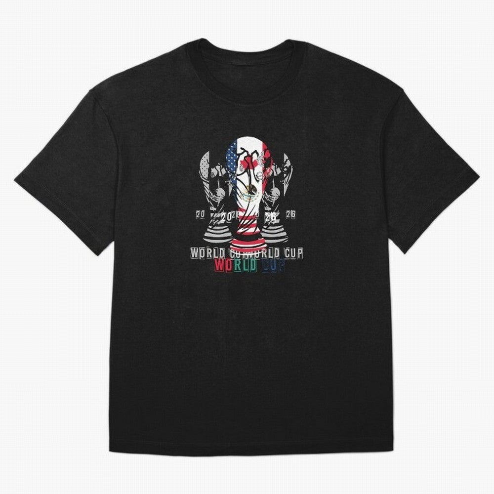 Fifa world cup 2026 USA - Mexico - canada T-Shirt_84601424 Oversized T-Shirt Represent the FIFA World Cup 2026 Journey through Messi and Cristiano Ronaldo Highlights, England, France and Netherlands Pride, Global Supporter Spirit, Legendary Goals,